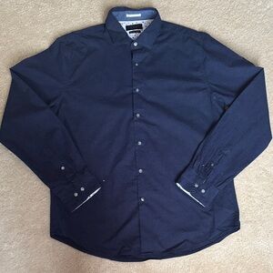 Cactus Man  Ricky Singh Navy Blue Button down shirt